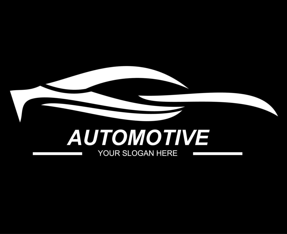 logo de auto deportivo para campo automotriz o club de autos vector