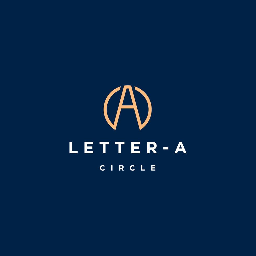 Letter A logo icon design template vector