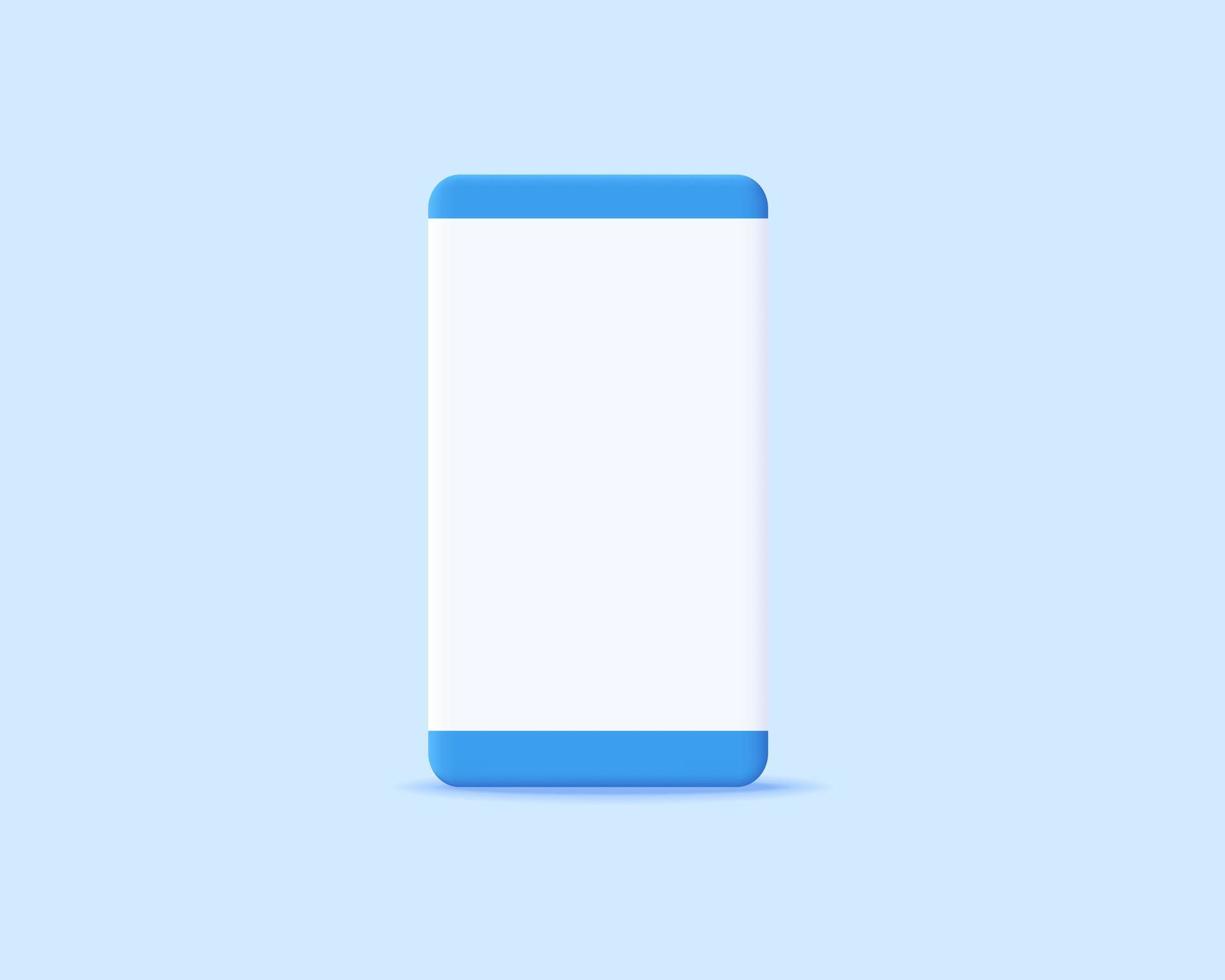 3d phone realistic icon vector concept