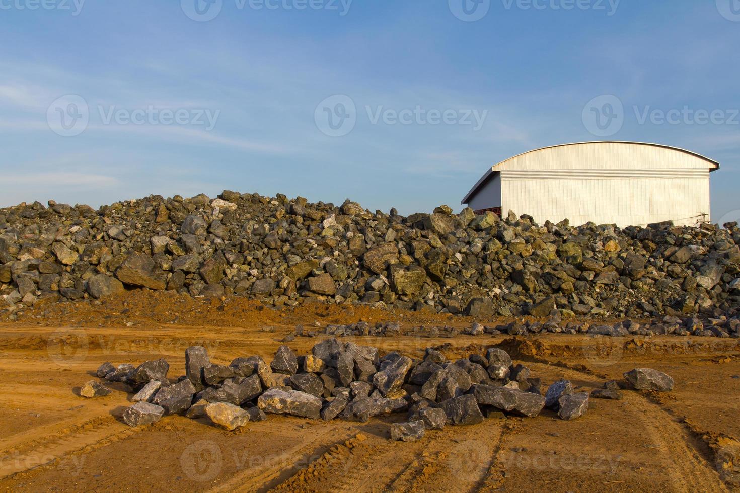 ver un montón de rocas grises foto