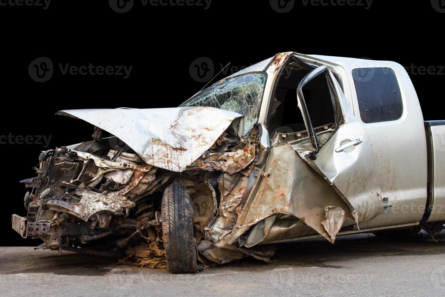 accidente automovilistico demolido foto