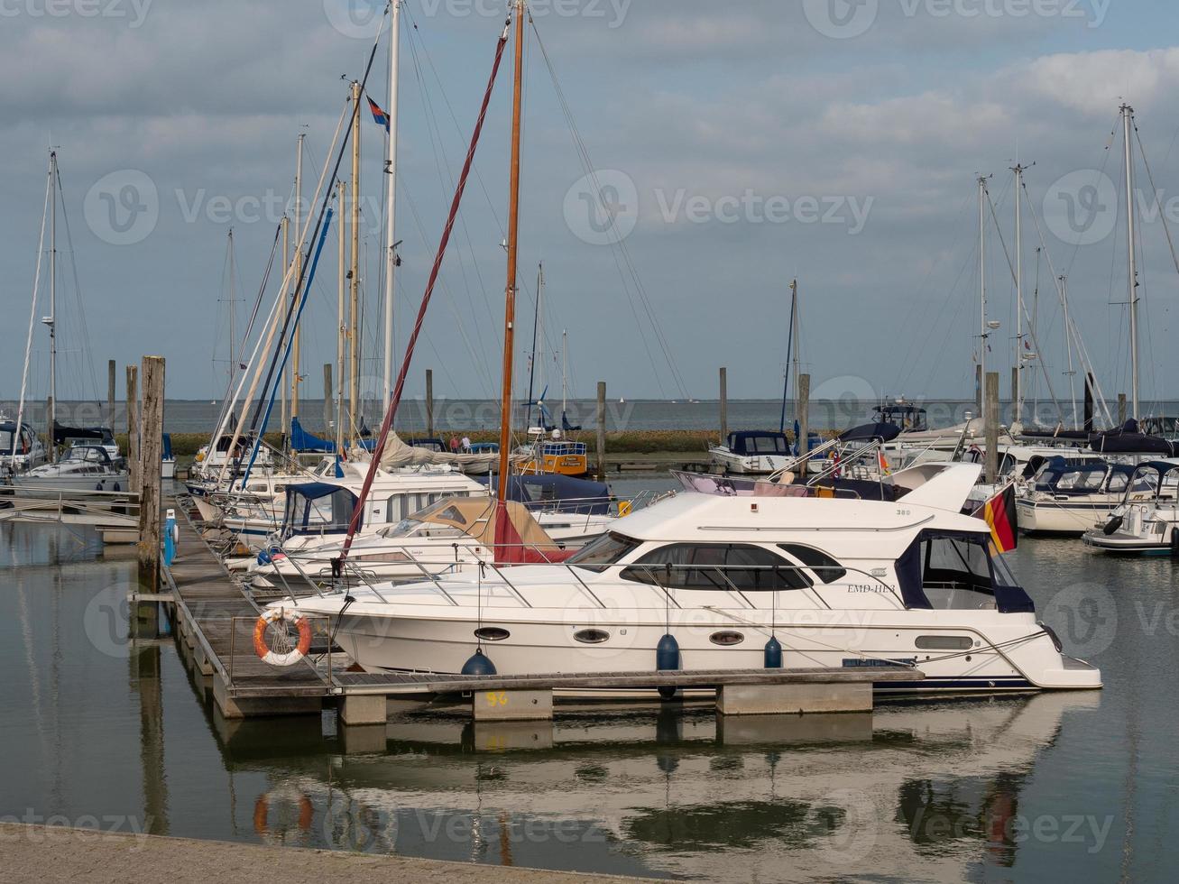 Dornumersiel at the german north sea coast photo