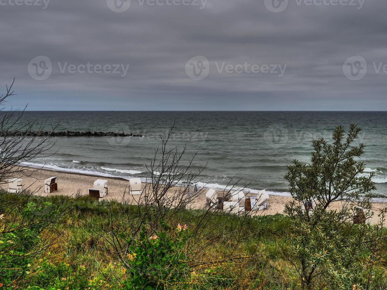 Ahrenshoop at the baltic sea in germany photo