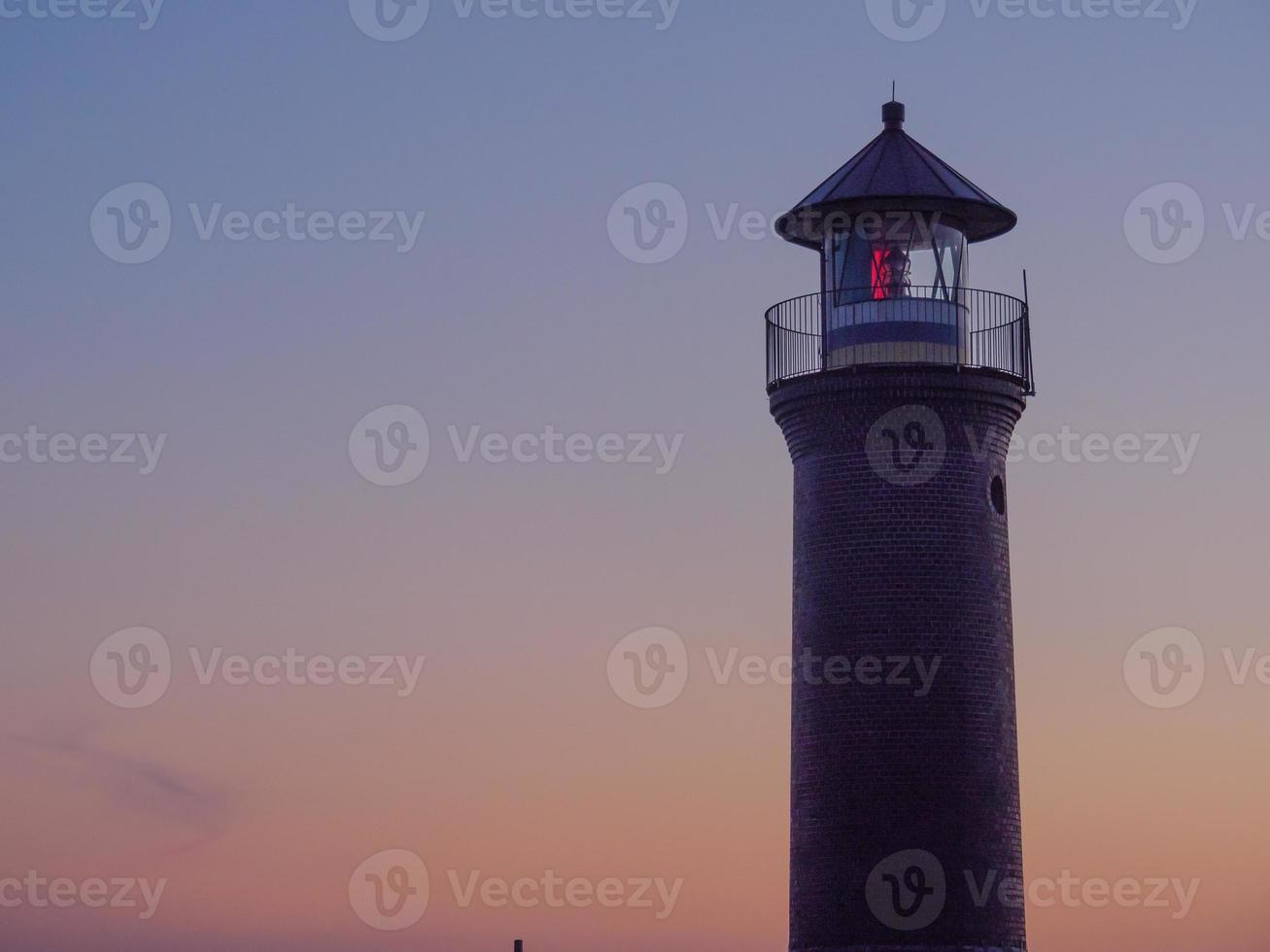 sundown on the island of Juist photo