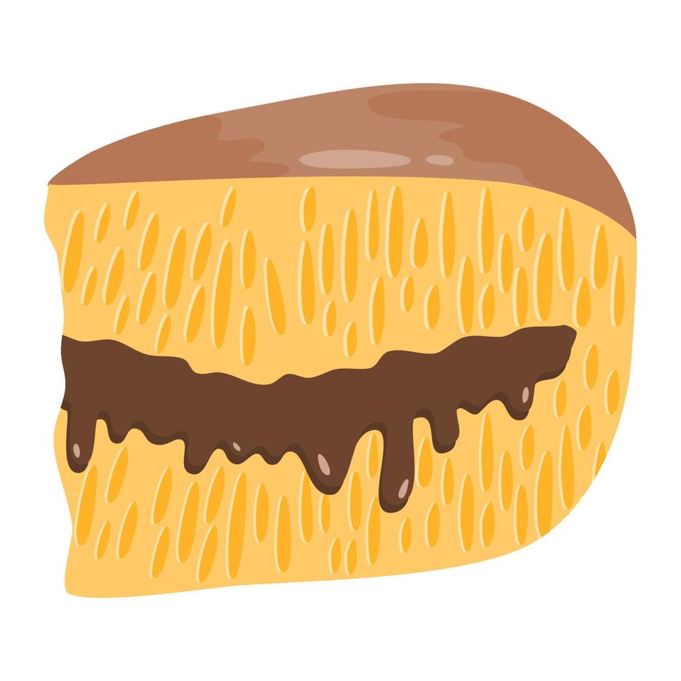 ilustración dulce martabak comida indonesia vector