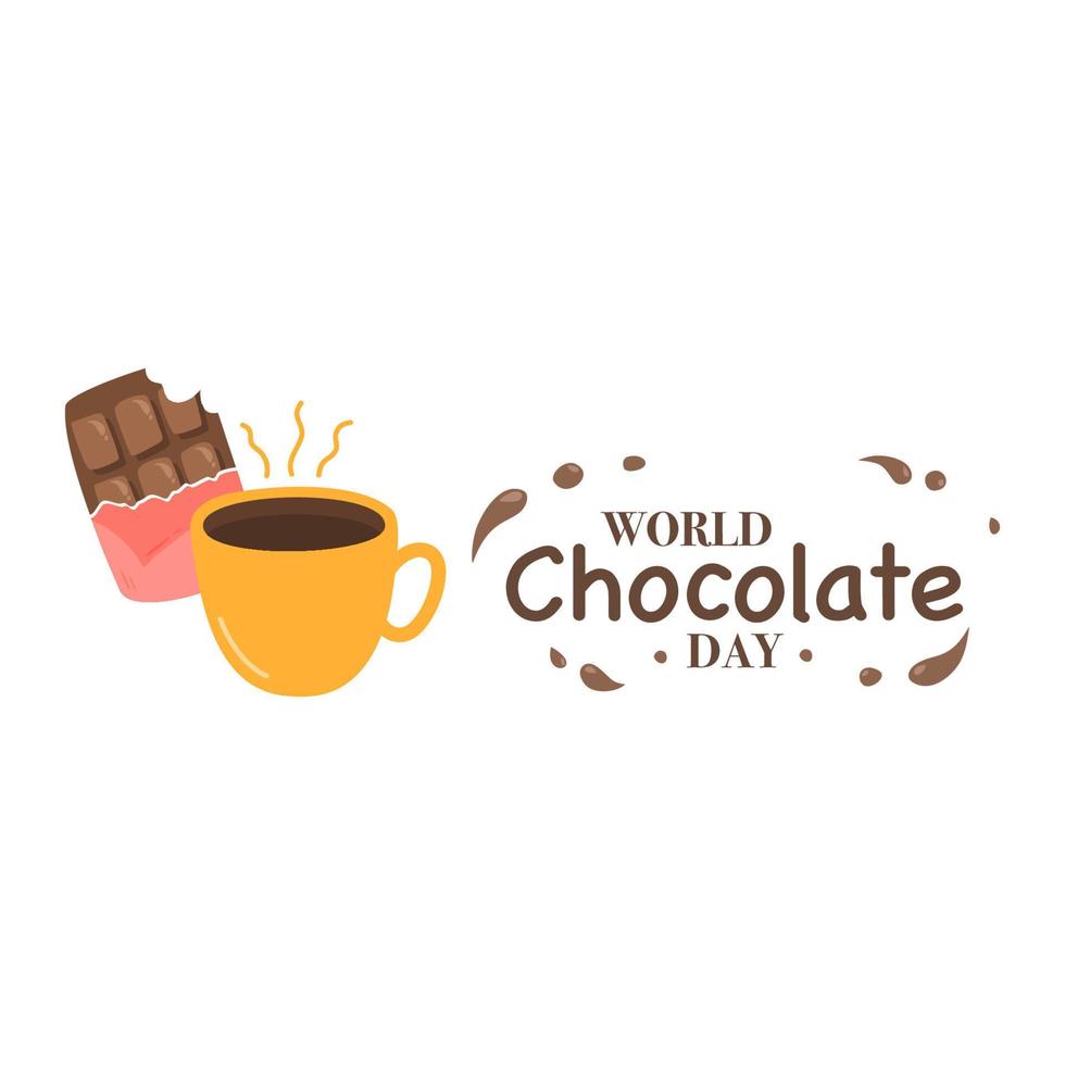 Choco milk illustration vector