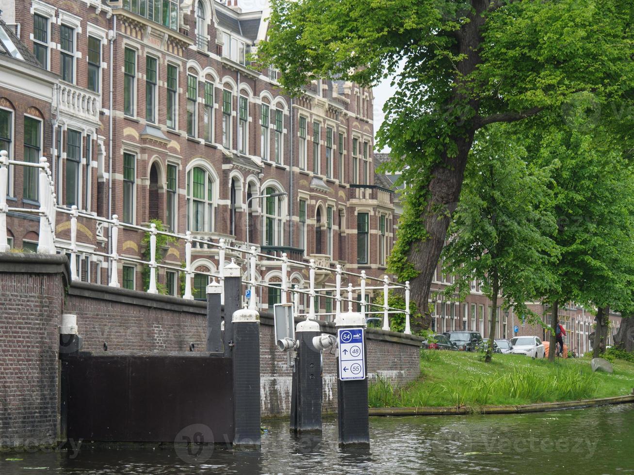 Leiden city in the netherlands photo