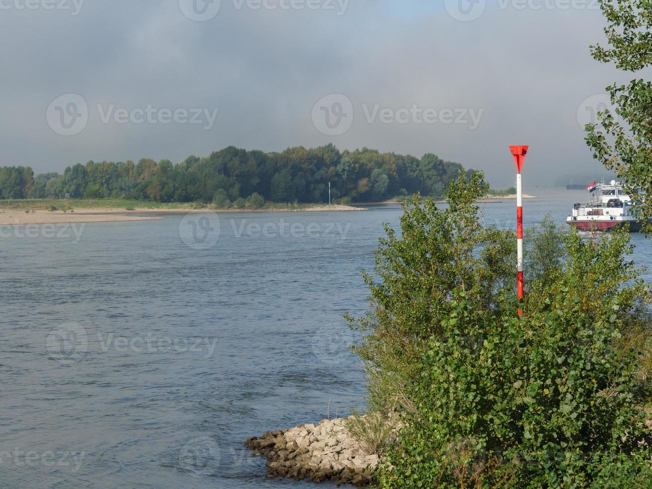 the rhine river in germany photo