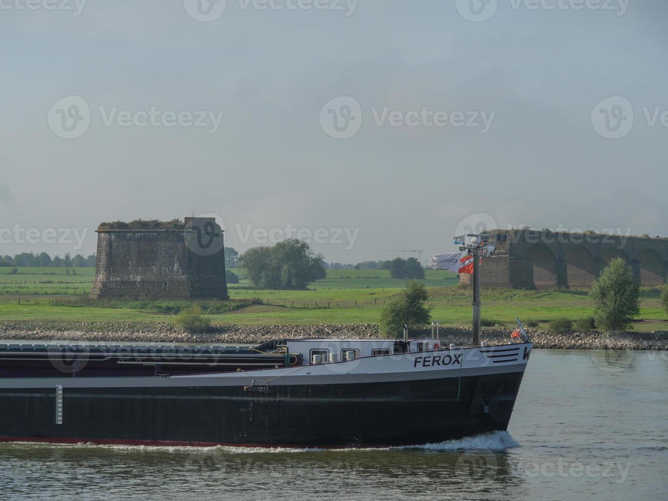 the rhine river in germany photo