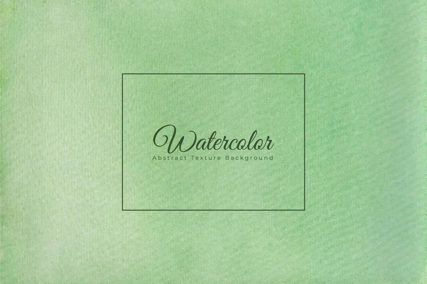 Soft green abstract watercolor background vector