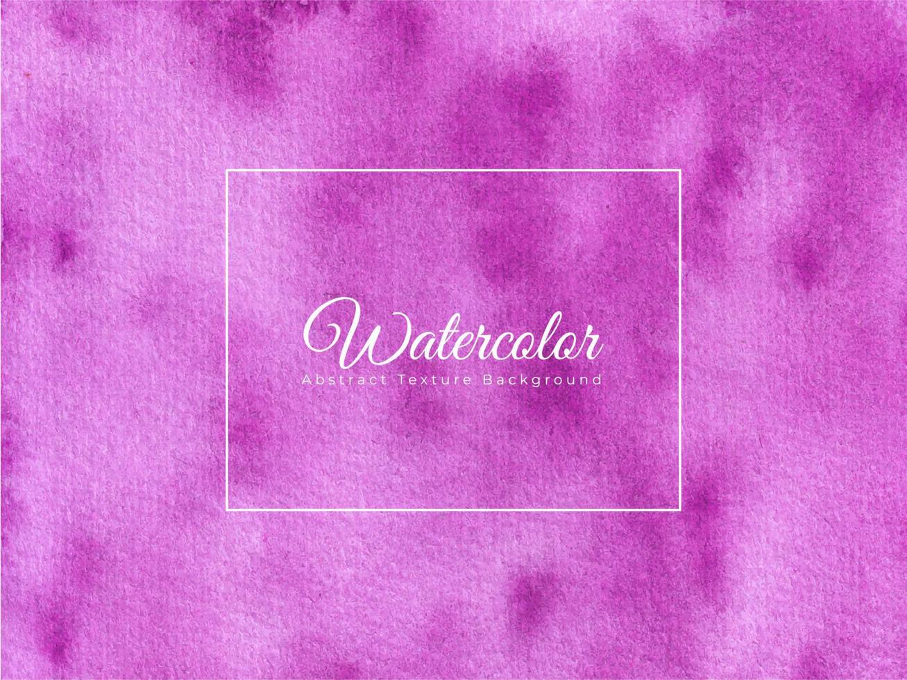 Abstract hand painted watercolor texture background in pink color vector