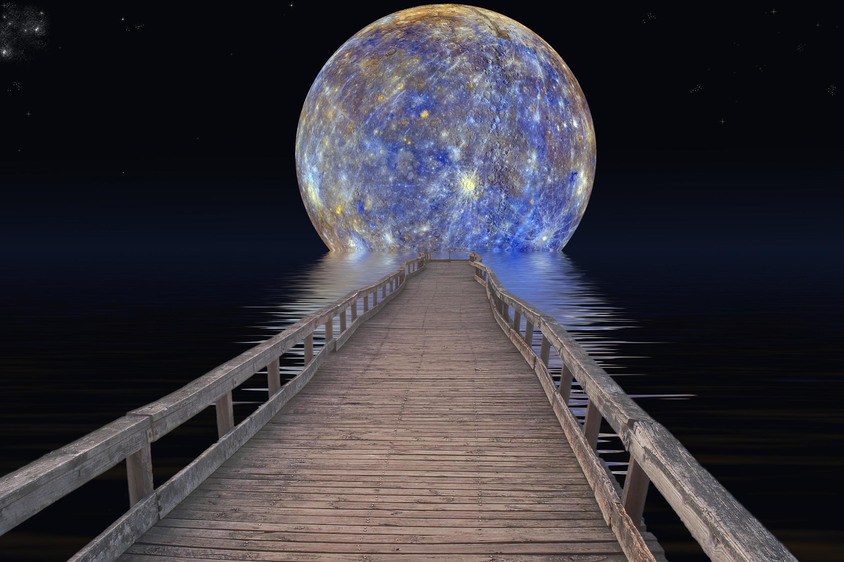 Planet Mercury. Elements of the furnished by NASA. 7420256 Stock Photo at  Vecteezy