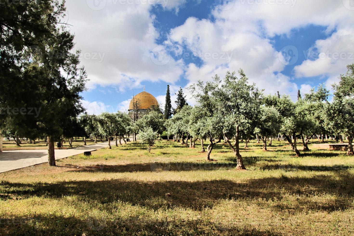 A view of the Dome of the Rock in Jerusalem photo