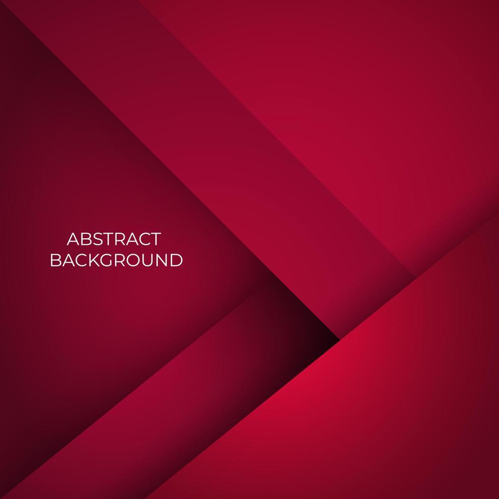 Elegant Red Background Geometrical Shape For Banner, Business Presentation, Wallpaper and Flayer vector