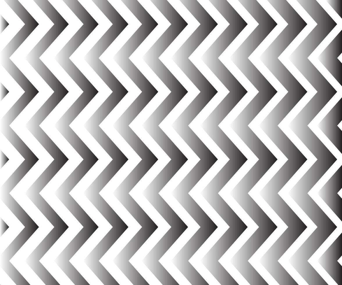 Black and white zigzag chevron pattern. Simple and modern vintage background. web design, greeting card, textile, Eps 10 vector illustration