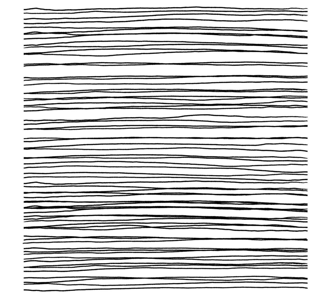 Hand drawn abstract pattern with hand drawn lines, strokes. Set of vector grunge brushes. wavy striped, Vector EPS 10 illustration