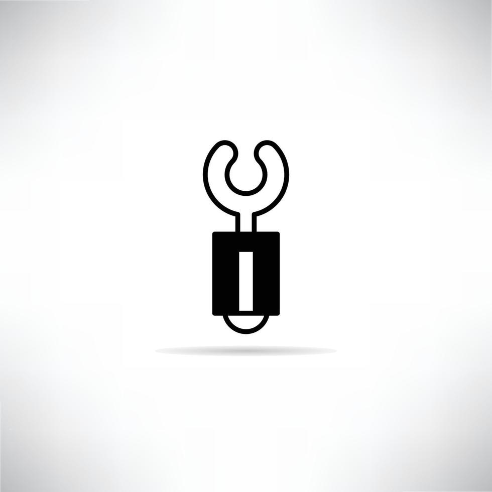 wrench icon illustration vector