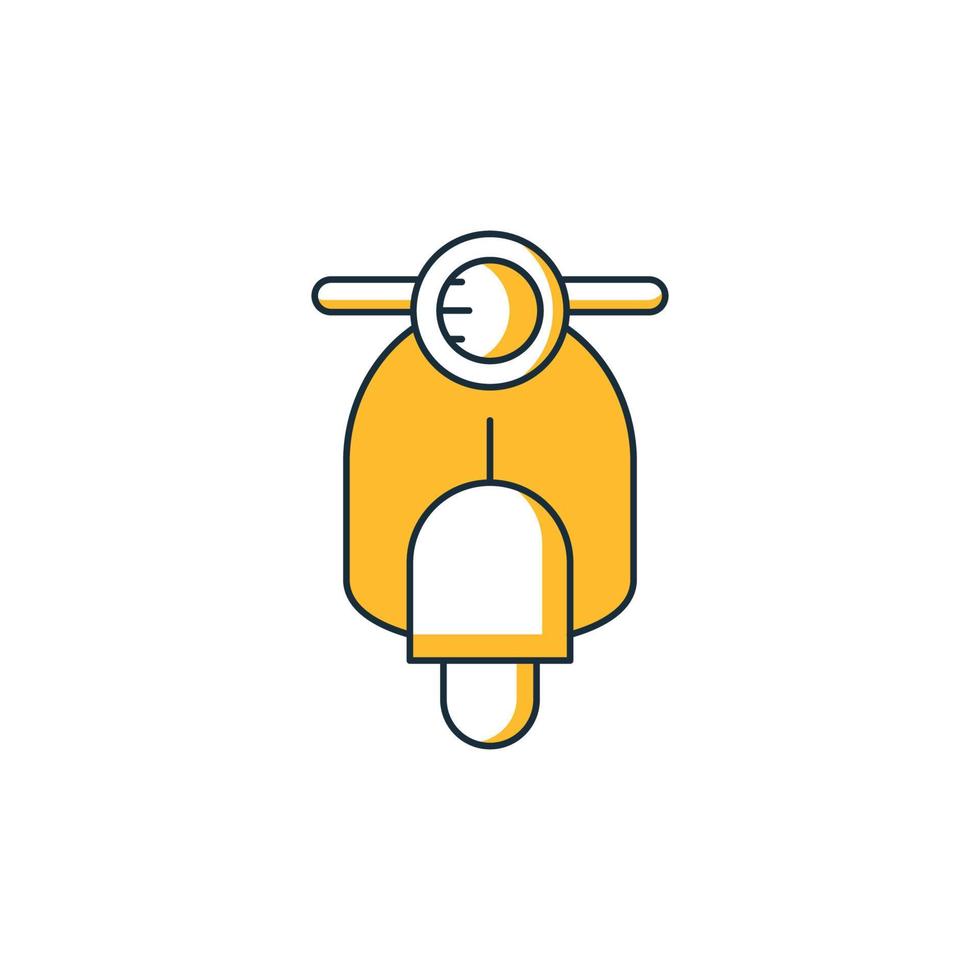 scooter icon vector illustration