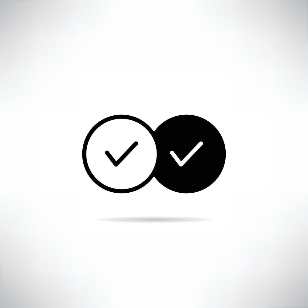 check marks icon illustration vector