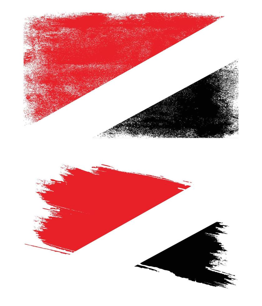 sealand Principality of Sealand flag with grunge texture vector