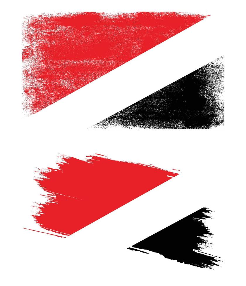 sealand principado de sealand bandera con textura grunge vector