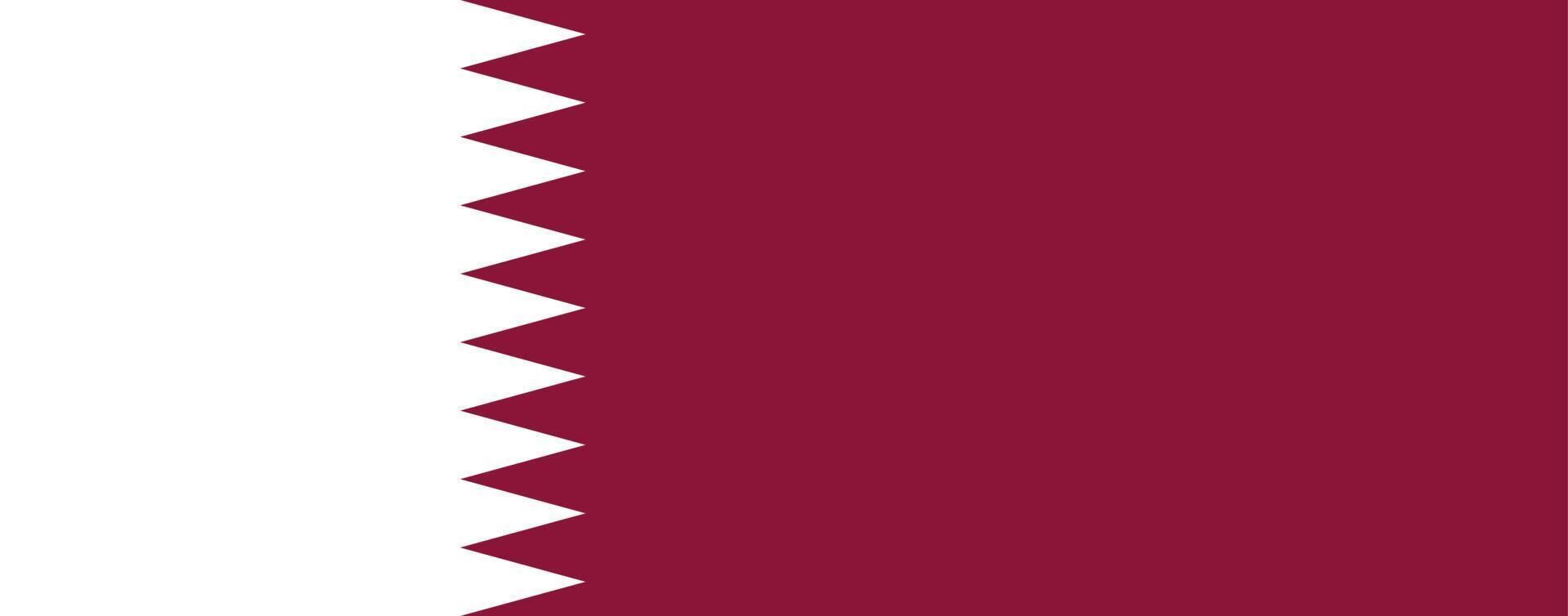 Qatar flag vector EPS 10