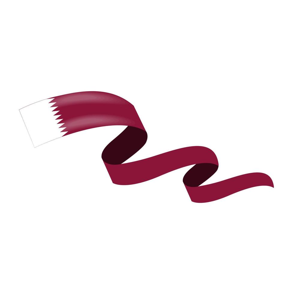 Qatar flag vector EPS 10