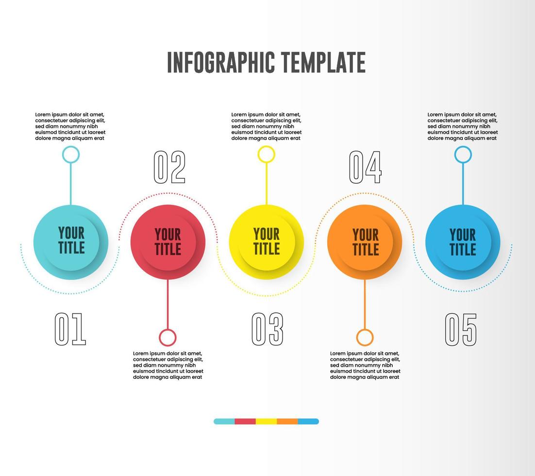 Modern Business Infographic Template vector