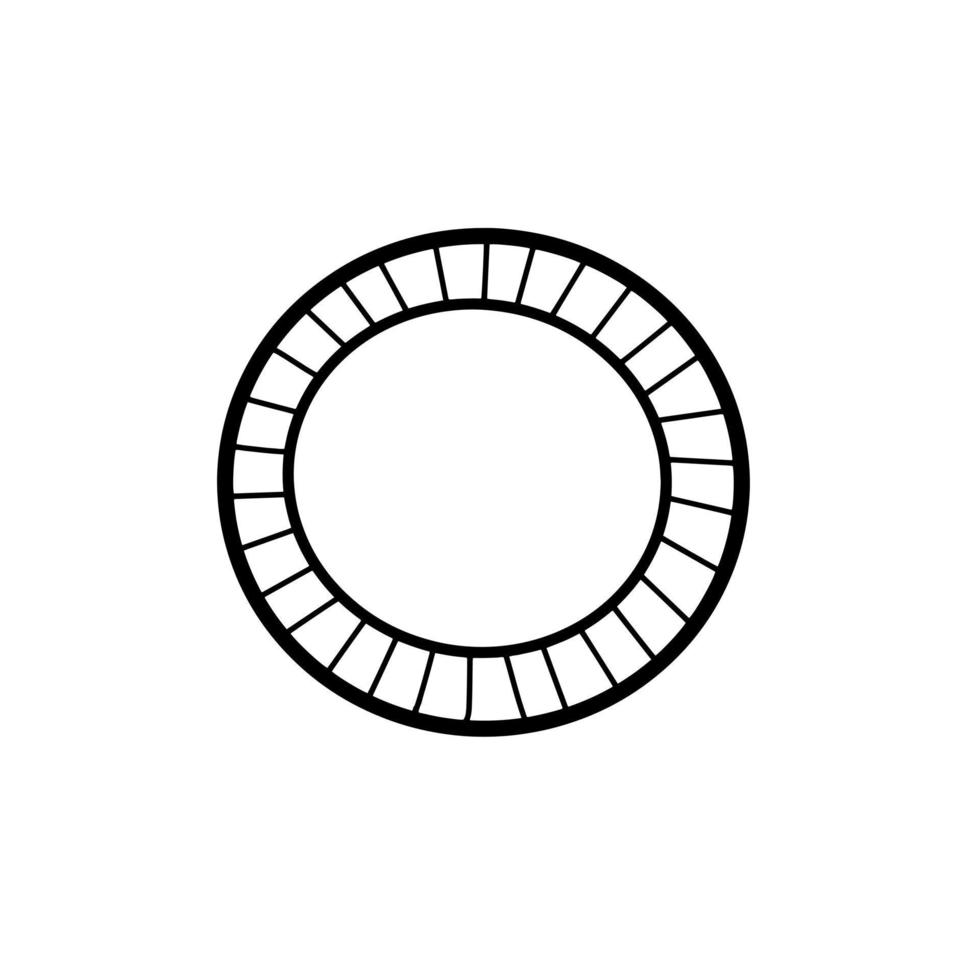 Mirror Bathroom Hand drawn organic line Doodle vector