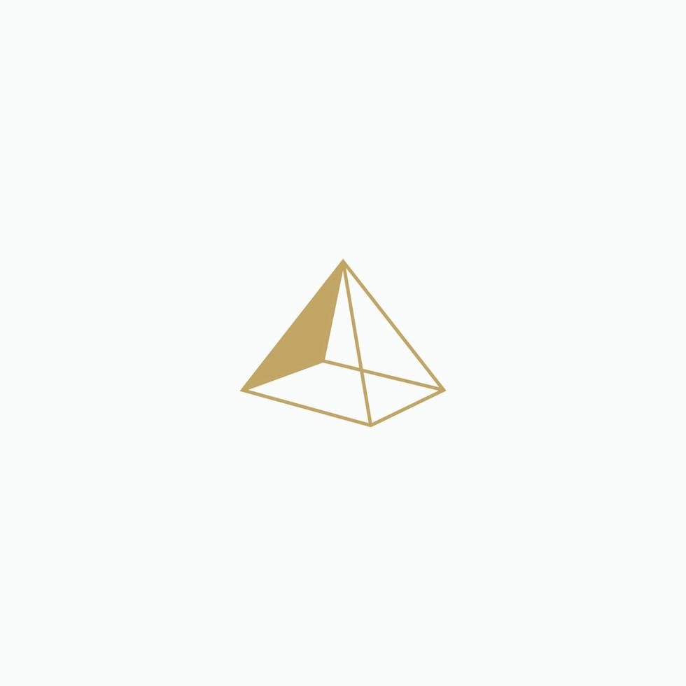 Prism Abstract Logo Icon Design Template flat Vector