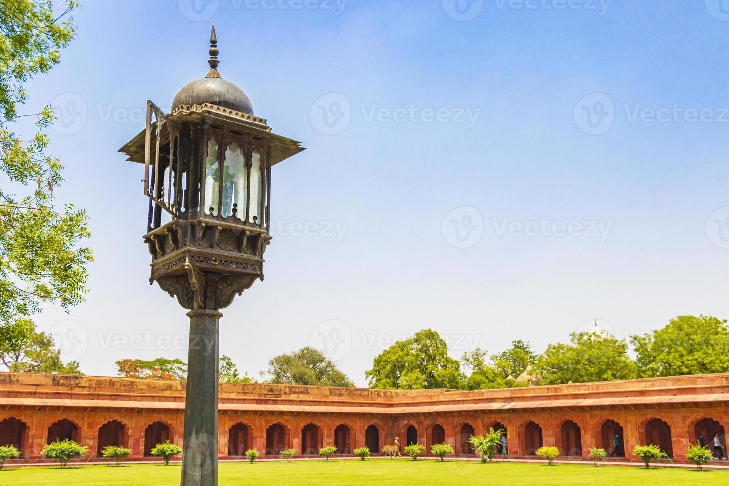 Black lantern Taj Mahal Tadsch Mahal Agra Uttar Pradesh India. photo