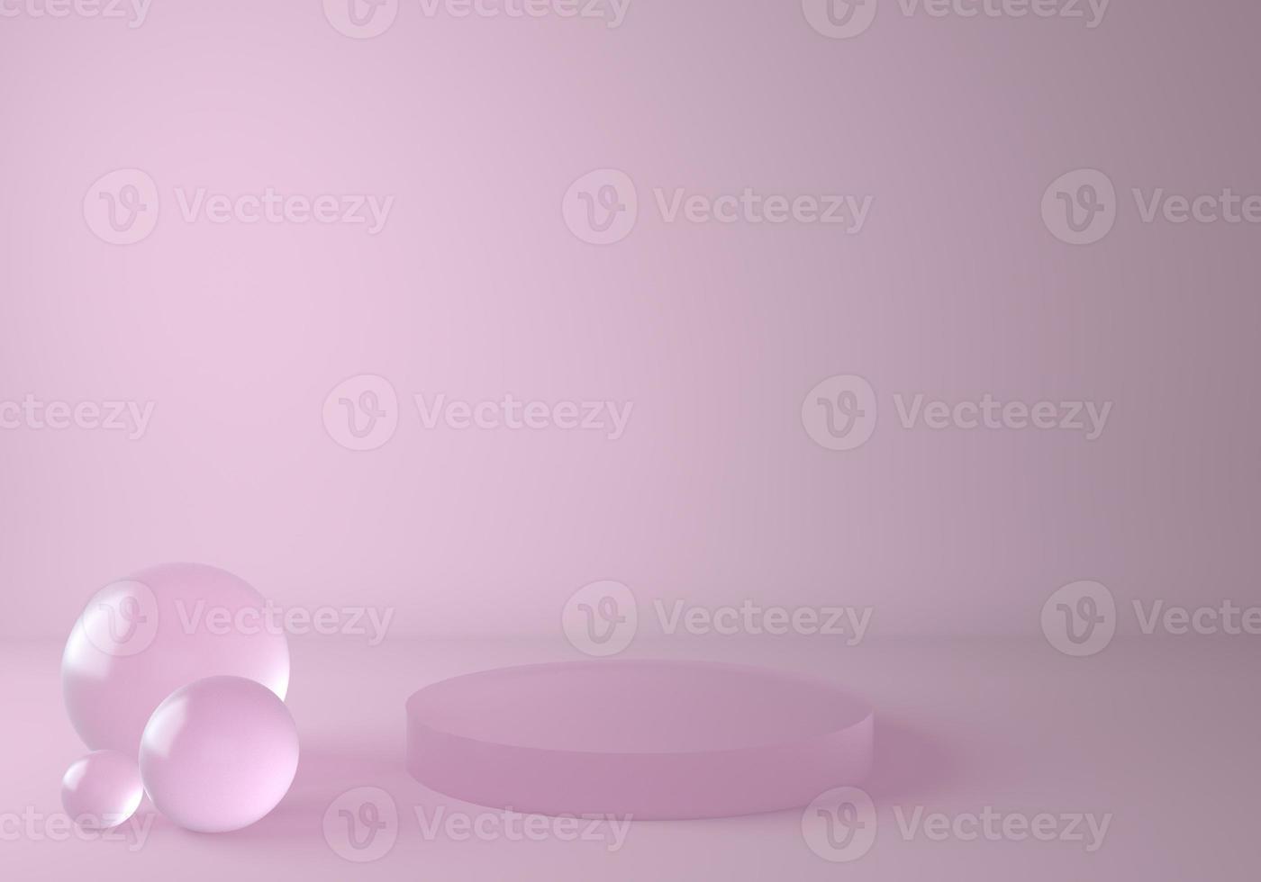 3d abstract background, mock up scene geometry shape podium for product display. photo