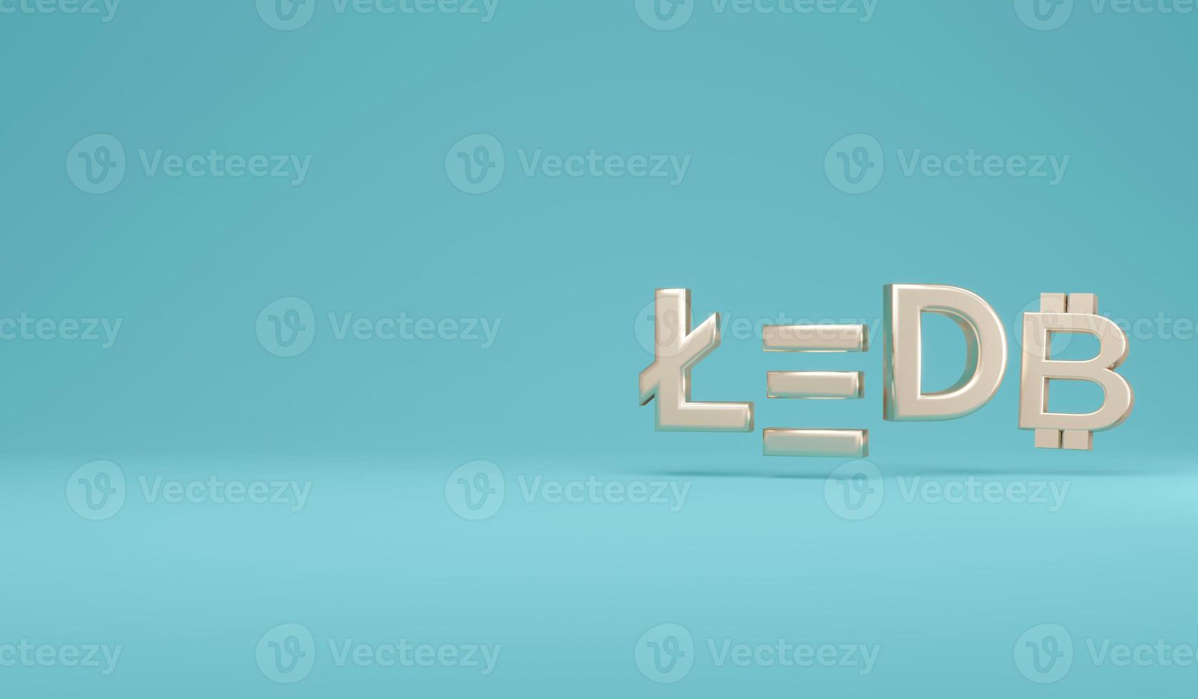 3D Rendering concept of cryptocurrency. Cryptocurrency symbols with space for text on background. 3D Render. 3d illustration. Minimal idea style. Bitcoin, Ethereum, Dogecoin, litecoin. photo