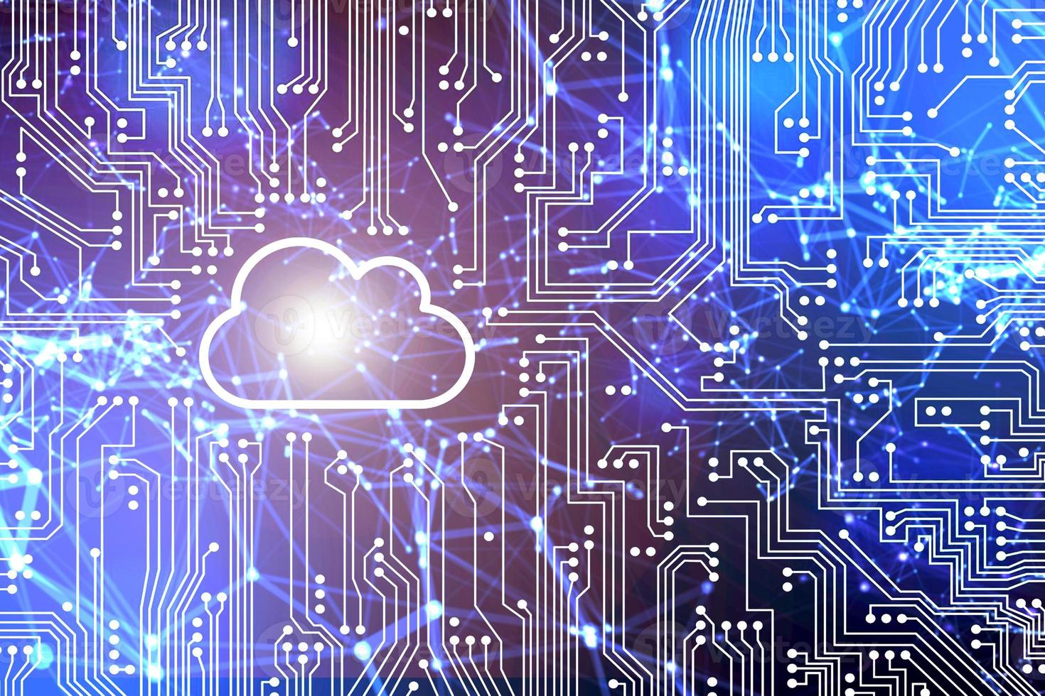 el concepto de tecnología de metaverso. fondo de negocios de comunicación de tecnología moderna foto