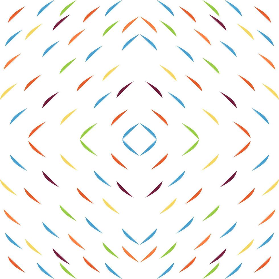 The pattern is made of geometric shapes. fluttering like autumn leaves blue purple pink orange white background vector
