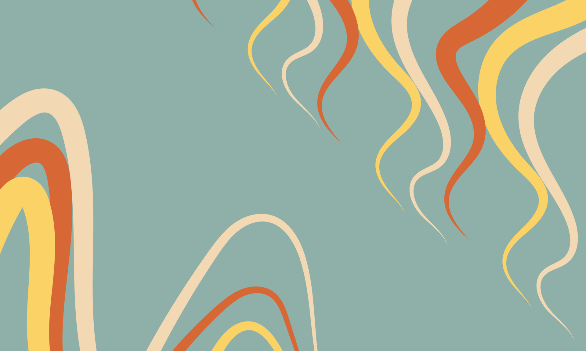 Banner in the style of 1970's good vibes. The waves and lines are  multicolored. Vector psychedelic fun element for design. Use for printing,  wallpaper, packaging, background. 7425982 Vector Art at Vecteezy