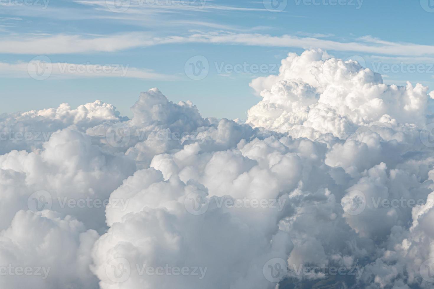 Background with beautiful dense clouds. photo