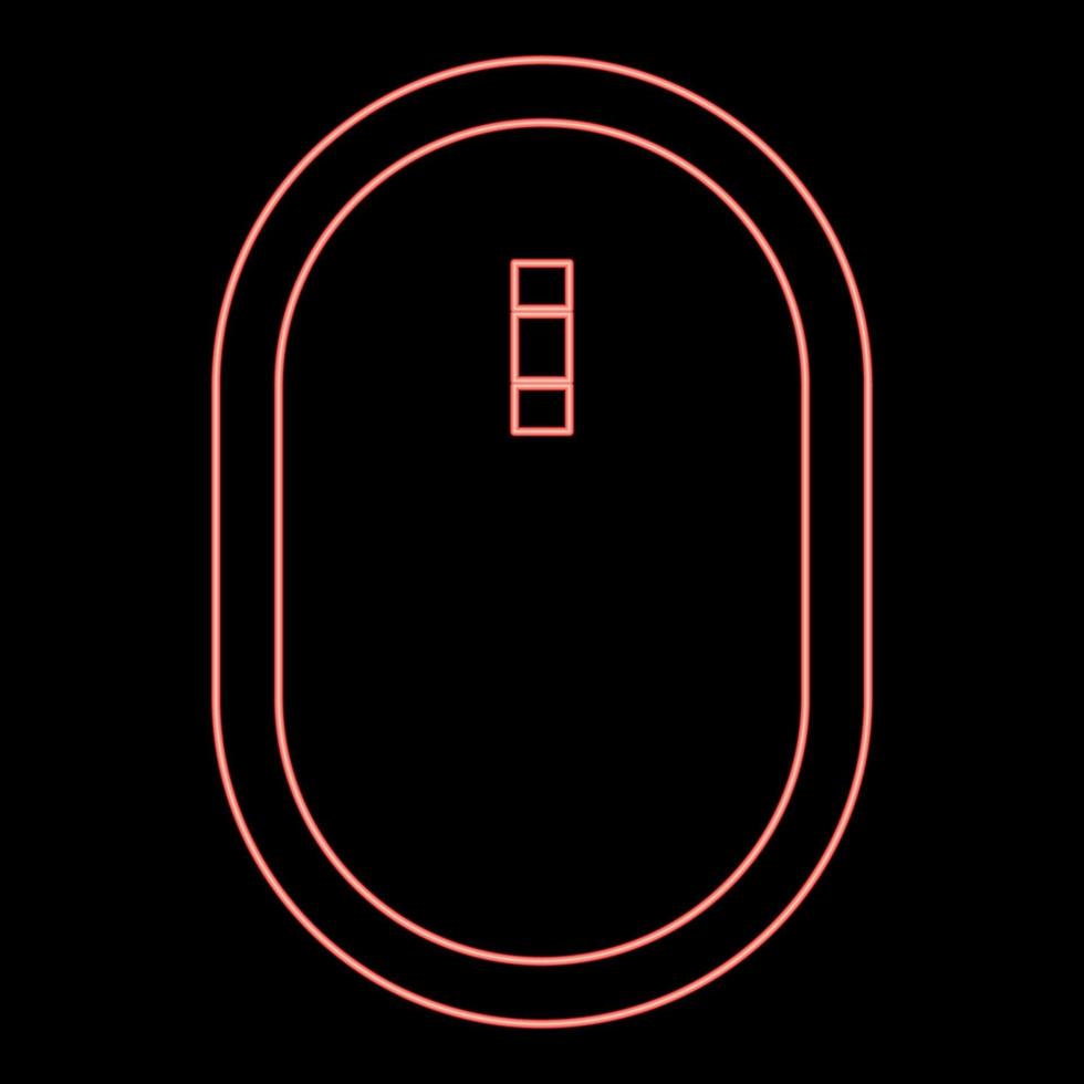 Neon video camera red color vector illustration flat style image