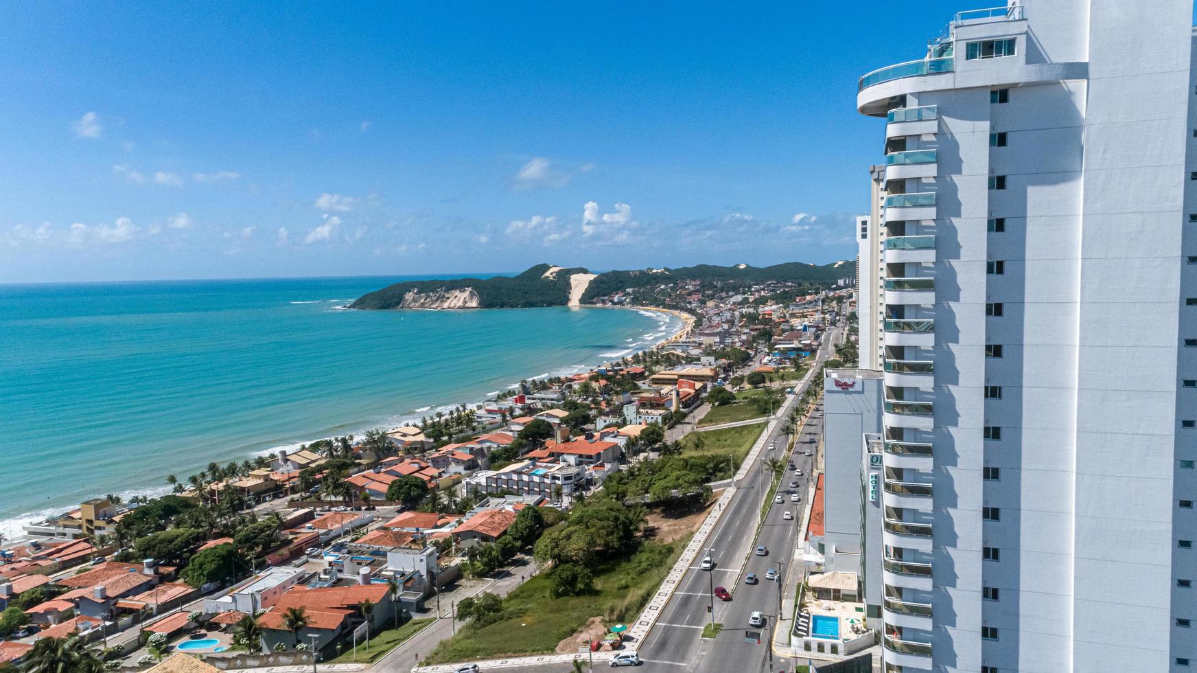 natal, rio grande do norte, brasil, alrededor de mayo de 2019, hermosa imagen aérea de la ciudad de natal, rio grande do norte, brasil. foto