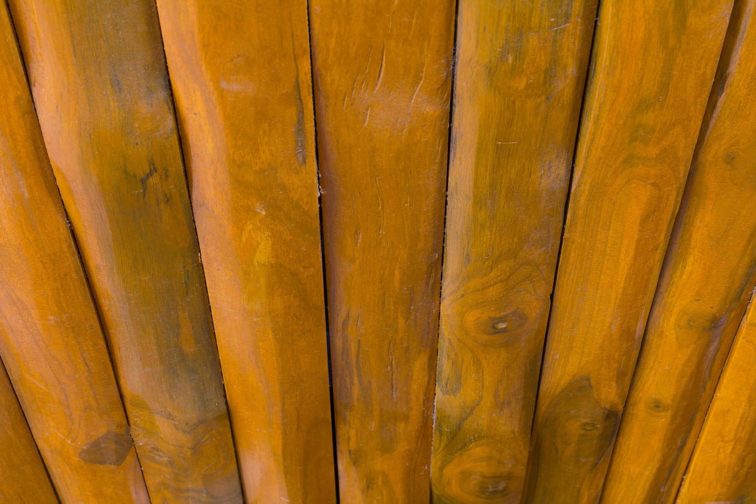 Yellow wooden fence photo