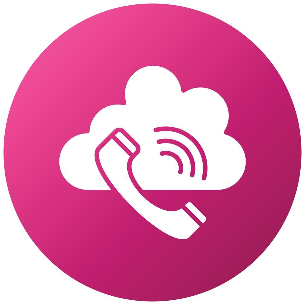 Phone Call Icon Style vector