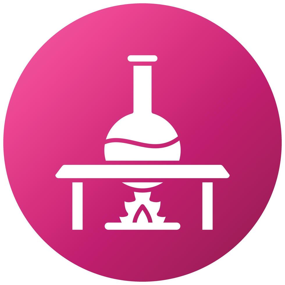 Bunsen Burner Icon Style vector