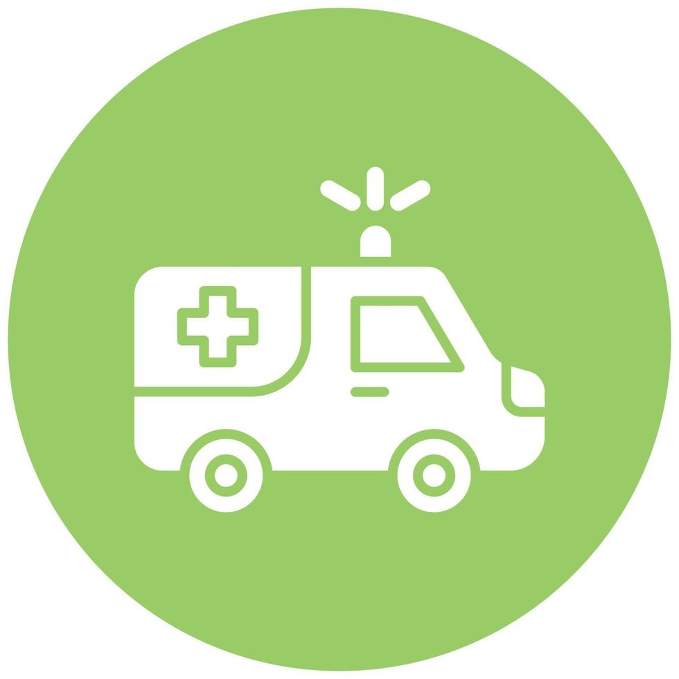 Ambulance Icon Style vector