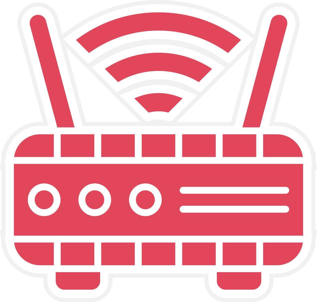Wifi Router Icon Style vector