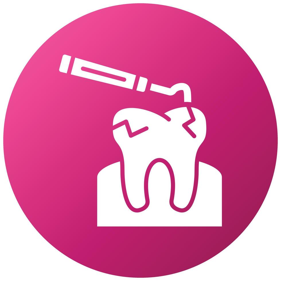 Tooth Scaling Icon Style vector