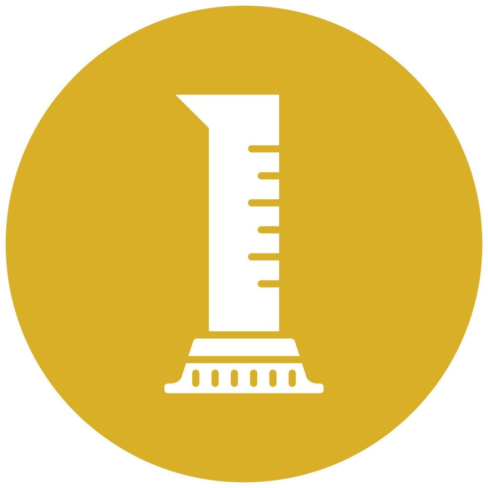 Graduated Cylinder Icon Style vector