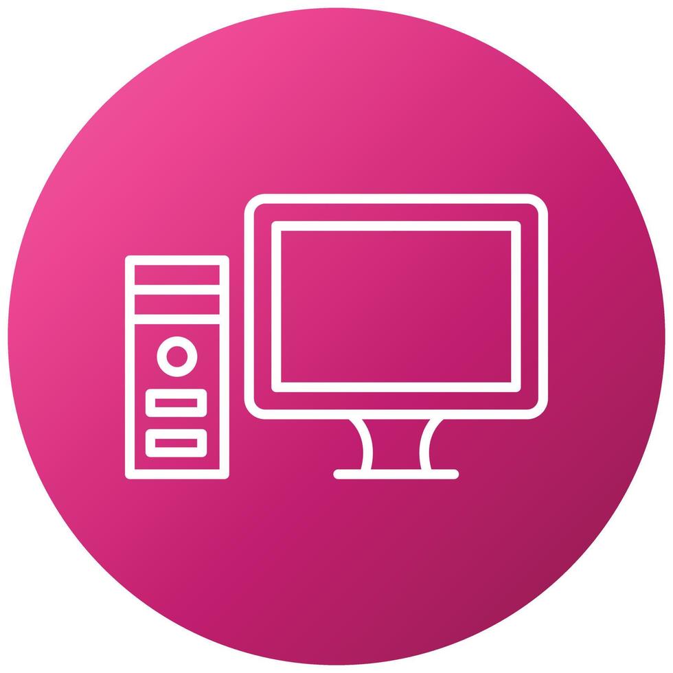 Computer Icon Style vector