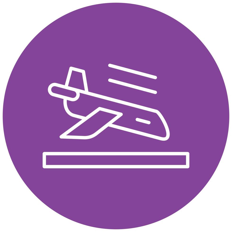 Landing Icon Style vector