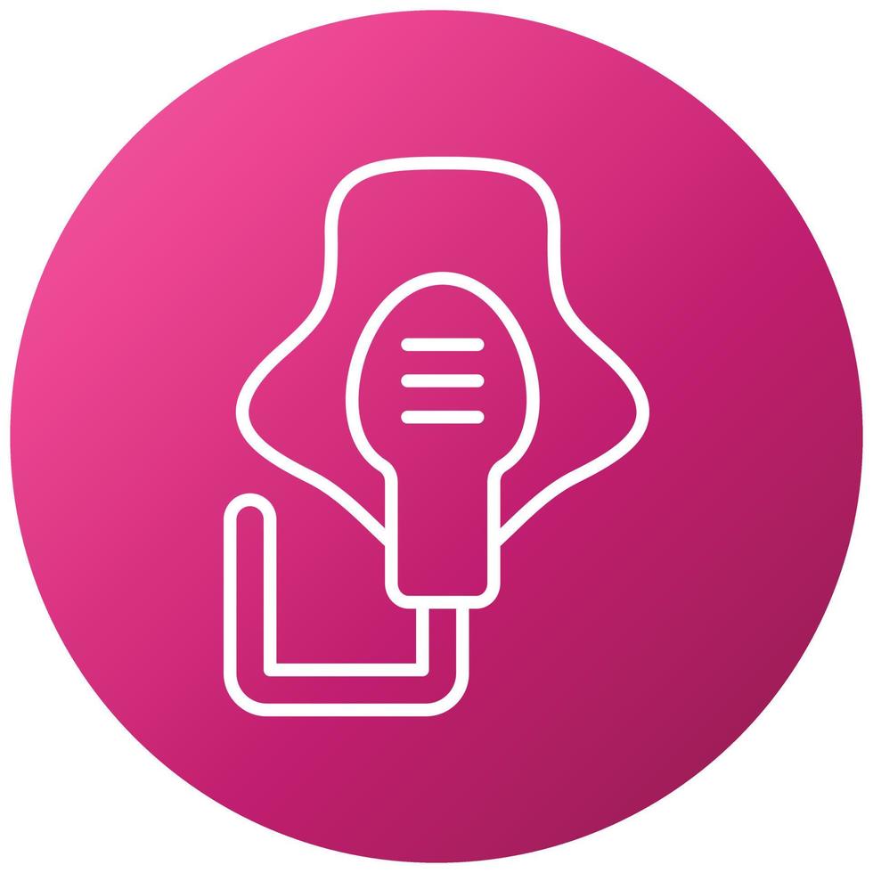 Oxygen Mask Icon Style vector