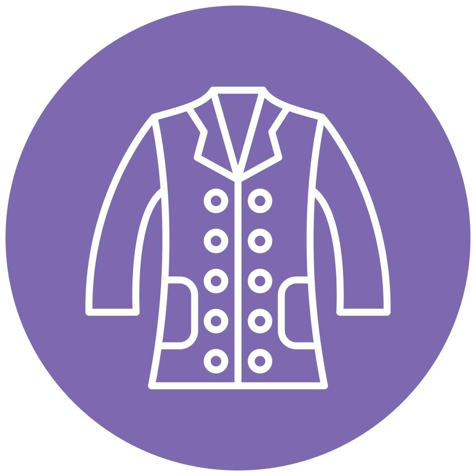 Lab Coat Icon Style vector